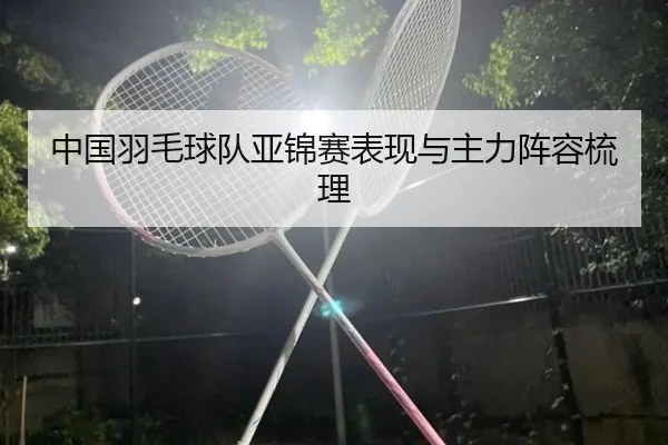 中国羽毛球队亚锦赛表现与主力阵容梳理